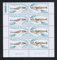 TAAF 2024 N° 1075/1076 ** Bloc De 4 Coin Daté Neuf MNH Superbe Faune Marine Poisson Des Glaces Fishes Juvénile Adulte - Neufs