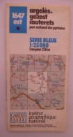 ARGELES-GAZOST - CAUTERETS - Parc National Des Pyrenees (65) CARTE IGN Au 1/25 000 - 1647 Est - 1987 - Topographical Maps