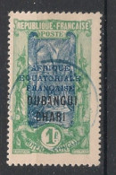 OUBANGUI - 1924-25 - N°YT. 60 - Avenue Des Cocotiers 1f - Oblitéré / Used - Gebraucht