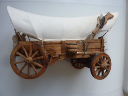 Diligence Amérique Wagon Western Chariot En Bois Souvenir Déco - Obj. 'Souvenir De'