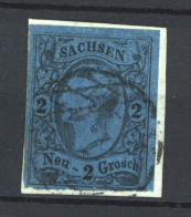 GRX  1337  -  Allemagne  -  Saxe  :  Mi  10  (o)   Sur Fragment - Saxony