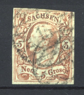 GRX  1338  -  Allemagne  -  Saxe  :  Mi  12  (o) - Saxony