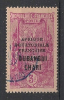 OUBANGUI - 1927-33 - N°YT. 83 - Avenue Des Cocotiers 3f - Oblitéré / Used - Gebraucht