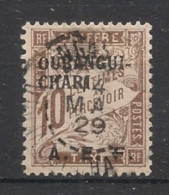 OUBANGUI - 1928 - Taxe TT N°YT. 2 - Type Duval 10c Brun - Oblitéré / Used - Gebraucht