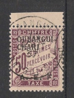 OUBANGUI - 1928 - Taxe TT N°YT. 7 - Type Duval 50c Lilas - Oblitéré / Used - Oblitérés