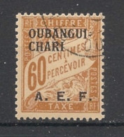 OUBANGUI - 1928 - Taxe TT N°YT. 8 - Type Duval 60c Bistre - Oblitéré / Used - Oblitérés