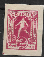 Privatpost Magdeburg, Schöner Postfrischer Wert Der Courier-Gesellschaft Von 18987 - Postes Privées & Locales