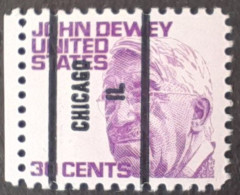 Etats Unis USA 1967 John Dewey Préoblitéré Precancel CHICAGO IL Yvert 823A ** MNH - Neufs