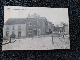 Fontaine-Valmont - Place De L' Eglise - Commerce - Animée - Edit. G. Hermans, Anvers  (F21) - Merbes-le-Château