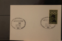 Deutschland 1972; Briefmarken Werben Für München 1972; SST Heidelberg Auf Karte - 2001-2010