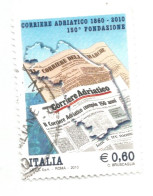 (REPUBBLICA ITALIANA) 2010, CORRIERE ADRIATICO - Serie Di 1 Francobollo Usato - 2001-10: Usati