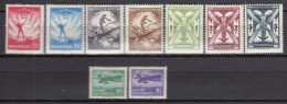 Hungary 1933 - Airmail Stamps, Mi-Nr. 502/10, MNH** - Nuevos