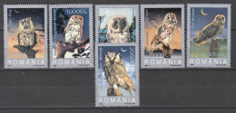 Rumänien 2003 Vögel Birds Eulen Owls ** Postfrisch MNH - Nuevos