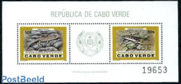 Cape Verde 1986 Animals S/s, Mint NH, Nature - Animals (others & Mixed) - Reptiles - Kap Verde