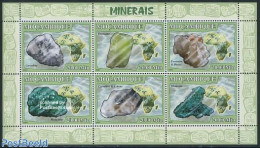 Mozambique 2007 Minerals 6v M/s, Mint NH, History - Geology - Mozambique