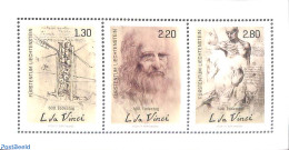 Liechtenstein 2019 Leonardo Da Vinci 3v M/s, Mint NH, Science - Inventors - Art - Leonardo Da Vinci - Paintings - Nuovi