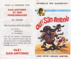 Marque Pages Publicitaire "OLÉ! SAN-ANTONIO" (304)_rl86a-86b - Adventure