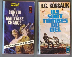 Livres Guerre "LE CONVOI DE LA MAUVAISE CHANCE" Et "ILS SONT TOMBES DU CIEL"   _rl73 - Francese