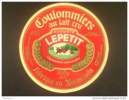 14508 - Etiquette De Fromage - Coulommiers Lepetit 350g - Mezidon - CALVADOS 14 - Collezioni
