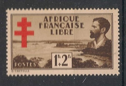 AEF - 1941 - N°YT. 155 - Croix Rouge - Neuf Luxe ** / MNH / Postfrisch - Unused Stamps