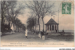 AAGP2-33-0131- PAUILLAC - Promenade Des Chartrons Et Bureau Des Pilotes, Sur Les Bords De La Gironde - Pauillac