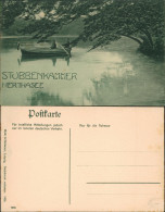 Ansichtskarte Stubbenkammer-Sassnitz Herthasee, Ruderer 1913 - Sassnitz