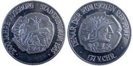 03863 MEDAL 2000 JAHRE AUSBURG STADT. JUBILAUM 1985 Mit Bildnis Eines Römischen Denars - Andere & Zonder Classificatie