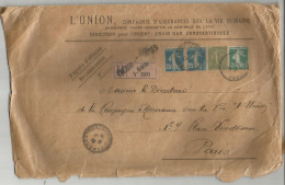 FRANCE SEMEUSE 5C+15C+25CX2 LARGE COVER REC TRESOR ET POSTES 506 1918 CONSTANTINOPLE TARIF PAPIERS REC RARE - Militaire Stempels Vanaf 1900 (buiten De Oorlog)