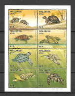 Maldives 1995 Turtles And Tortoises Sheetlet MNH - Turtles