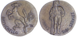 01451 GETTONE JETON TOKEN TURISTICO LOCALE ROMAGNA BRISIGHELLA BRESICHELLO FESTE MEDIEVALI 1994 - Other & Unclassified