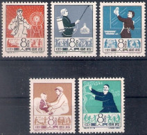 China 1960, Michel Nr 559-63, MNH OG - Neufs