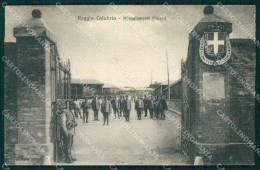 Reggio Calabria Città XX Reggimento Fanteria Militari Cartolina QT7624 - Reggio Calabria