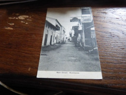 BC28-8 Cpa Main Street Mombassa Mombasa Coutinho And Sons Photographers The Sultan Of Zanzibar 1916 - Kenia