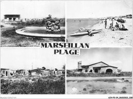 AJHP3-34-0175 - MARSEILLAN-PLAGE - Le Grand Bassin - La Plage - Les Bungalow - Marseillan