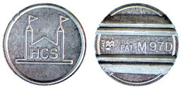 00677 GETTONE TOKEN JETON FICHA AMUSEMENT TOKEN HCS MMC MAGGI CONIATURE MILANO - Casino