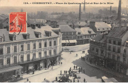 COMMENTRY - Place Du Quatorze Juillet Et Rue De La Mine - Très Bon état - Commentry