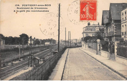 FONTENAY SOUS BOIS - Boulevard De Vincennes Et La Gare Des Marchandises - Très Bon état - Fontenay Sous Bois