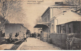 MONTEUX - Intérieur De La Gare - état - Monteux