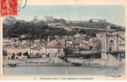 TREVOUX - Pont Suspendu Et Vue Générale - Très Bon état - Trévoux