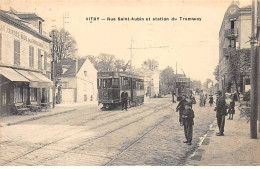 VITRY - Rue Saint Aubin Et Station Du Tramway - état - Vitry Sur Seine