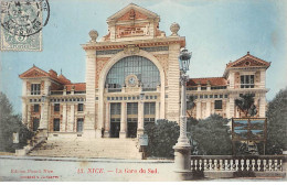 NICE - La Gare Du Sud - Très Bon état - Schienenverkehr - Bahnhof