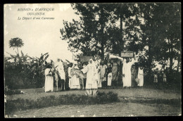 Ouganda Missions D'Afrique Le Départ D'une Caravane 1932 Manques Sur Le Cliché Missing From The Shot - Réunion