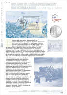 FRANCE 2024 - Document Philatélique - 80 Ans Du Débarquement En Normandie - Documenten Van De Post