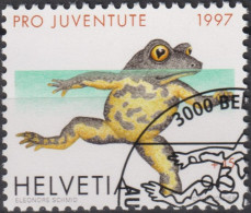 1997 Schweiz Pro Juventute ° Zum: CH J346, Mi: CH 1631, Gelbbauchunke - Ranas