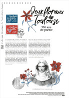 FRANCE 2024 - Document Philatélique - 700 Ans De Poésie - Jeux Floraux De Toulouse - Documenten Van De Post