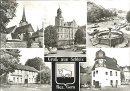 70088767 Schleiz Schleiz Kirche Rathaus Markt X 1960 Schleiz - Schleiz