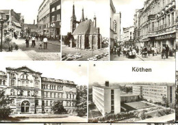 70088396 Koethen Anhalt Koethen Marktplatz Schule Kirche X 1970 Koethen - Koethen (Anhalt)