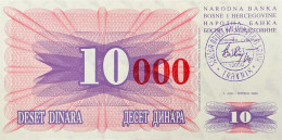 Bosnia 10.000 Dinara, P-53b (15.10.1993) - UNC - Bosnie-Herzegovine