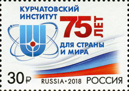 Russia 2018. National Research Centre “Kurchatov Institute” (MNH OG) Stamp - Unused Stamps