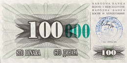 Bosnia 100.000 Dinara, P-56c (24.12.1993) - UNC - Bosnie-Herzegovine